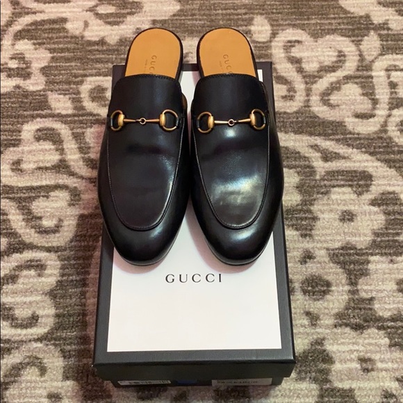 Gucci Shoes - Gucci Princetown Leather Slippers